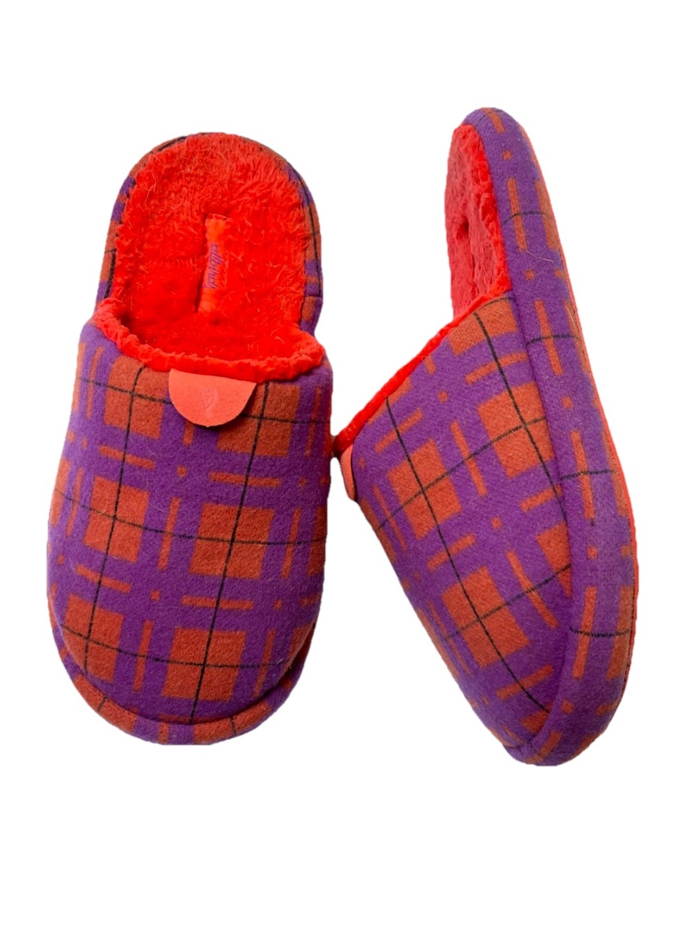 Allbirds Women’s Plush Slip-On Slippers in Purple and Red